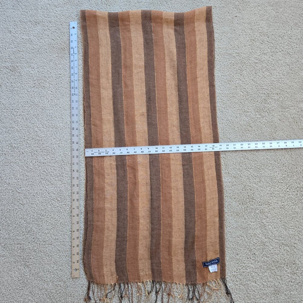 Helen Welsh Linen Scarf *SMALL HOLE* - Picture 2 of 7